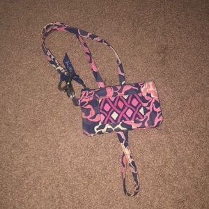 Vera Bradley Zip ID and Lanyard